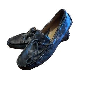 Cole Haan camouflage design loafer.  Metallic sheen look.  Sixe 10.5.